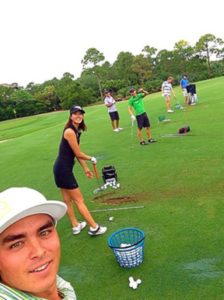 social media golf